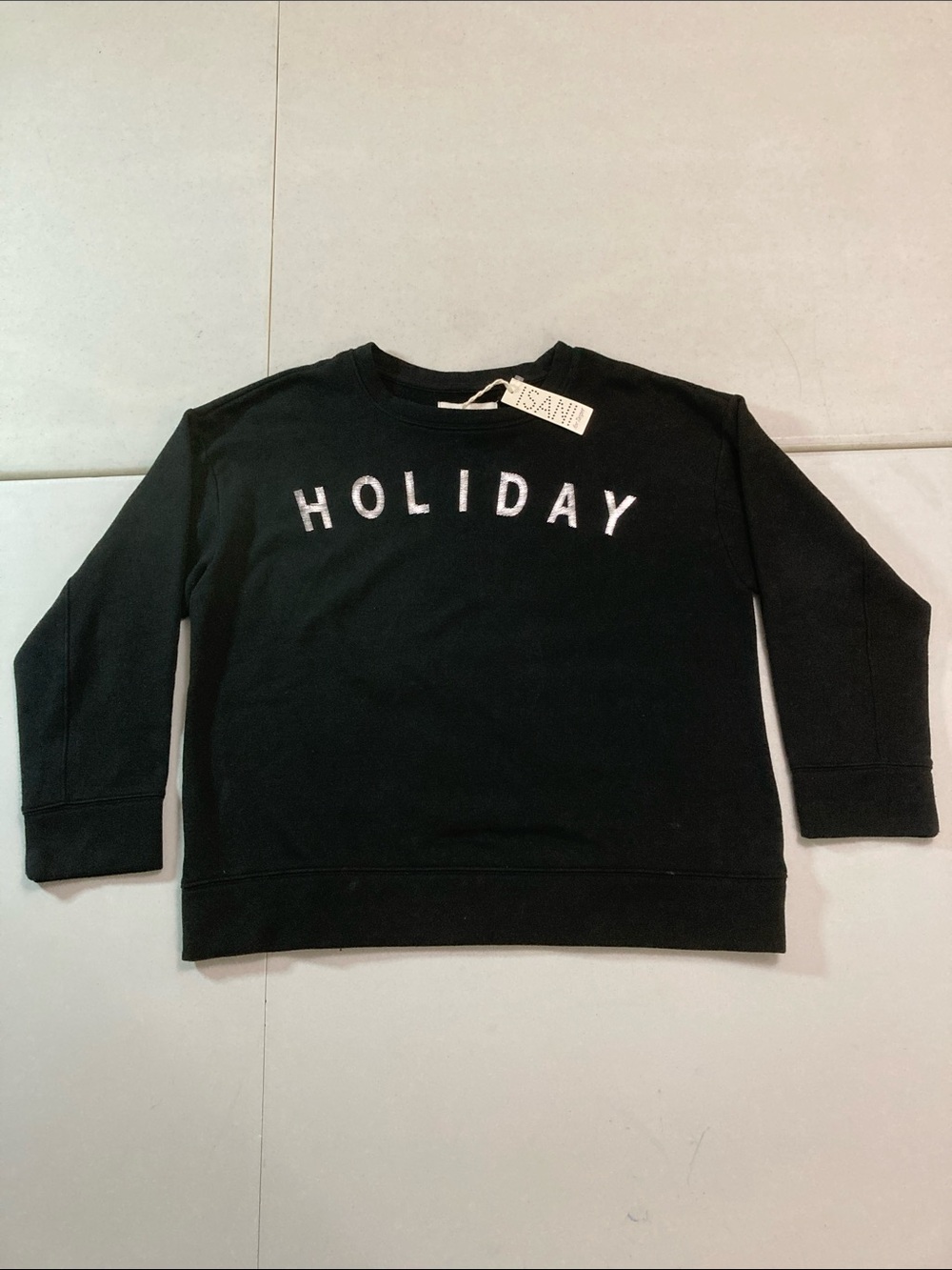 Isani HOLIDAY Crewneck Sweatshirt - Black